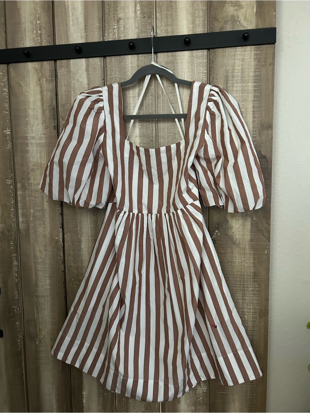 NWOT Clare V.  Stripped cotton dress, S